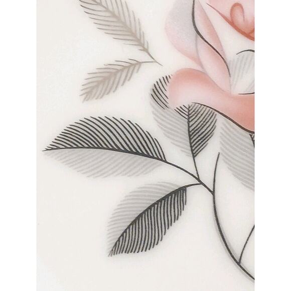 Noritake Rosales 9" Lrg Bowl Pink Rose Silver Edge 5790 Hand Painted Replacement - Picture 5 of 16